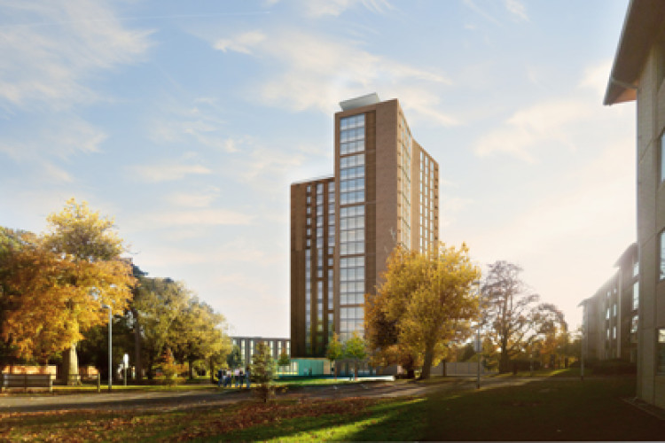 Artist's impression of Chamberlain Halls 