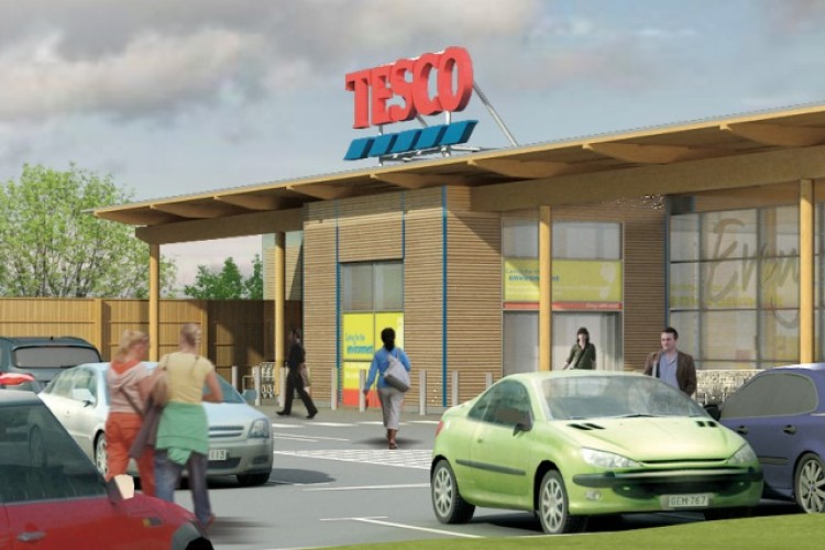 Tesco has built just one in five of its planned stores