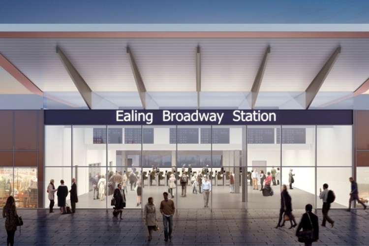 How the new station entrance will look