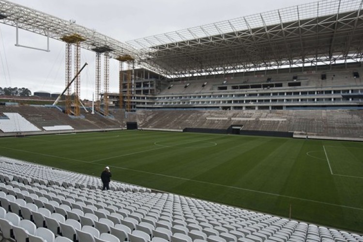 Before the collapse, the stadium had been nearing completion