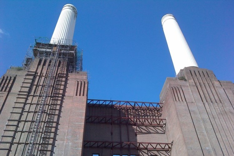 Battersea Power Station's chimneys