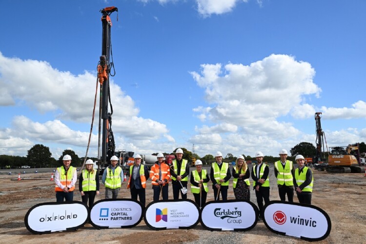 Stakeholders line up for photocall to mark start of works
