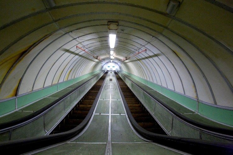 Tyne tunnel escalators