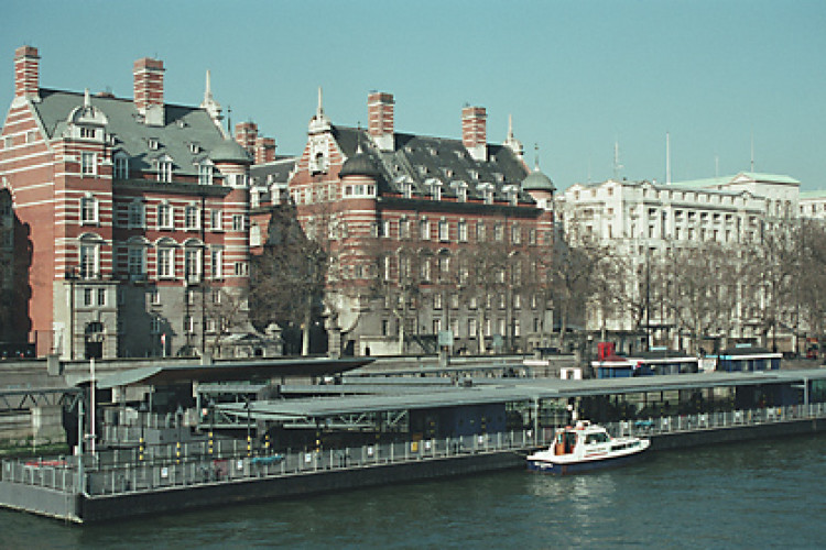 Norman Shaw and (right) Curtis Green buildings, past and future homes to Scotland Yard