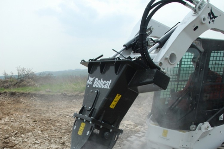 Bobcat rotary grinder