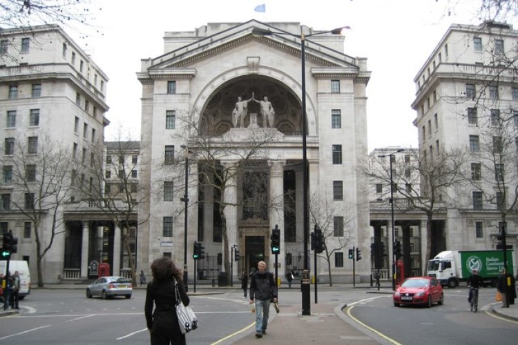 Bush House in the Aldwych