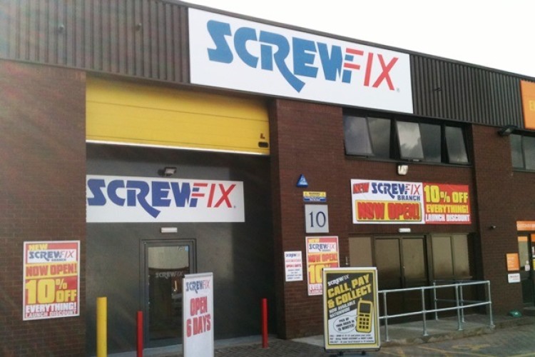 Screwfix supports the pilot scheme