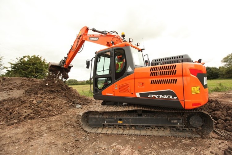 The Doosan DX140LC-5