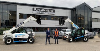 GGR’s Sam Edwards (left) and Niall Hester from Flannery Plant Hire