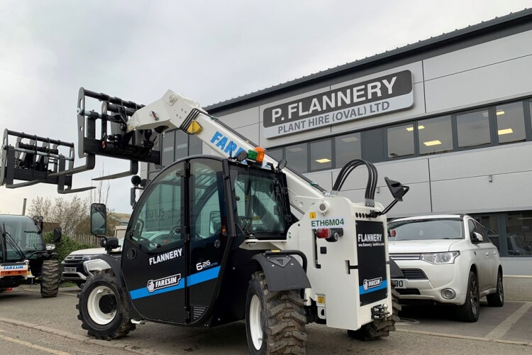 Flannery has bought six Faresin 6.26 full electric telehandlers