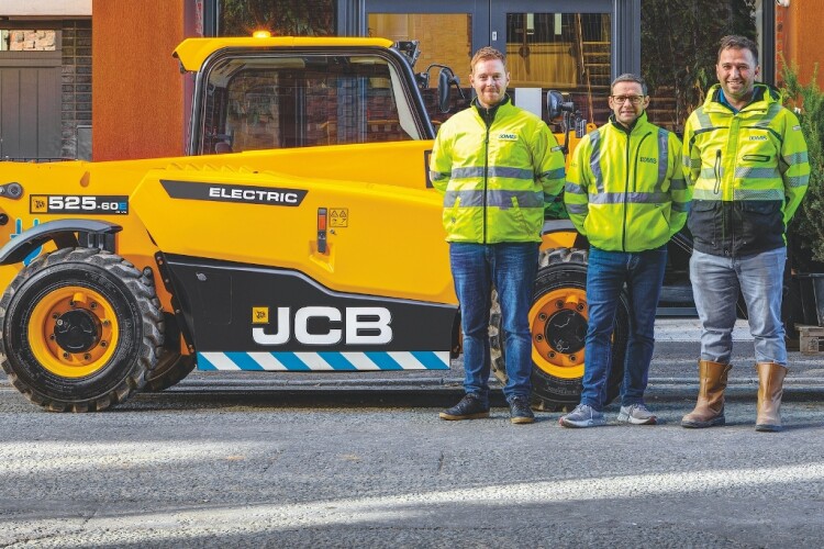 Composite image shows, left to right, Domis construction director Kingsley Thornton, managing director Lee McCarren and plant manager Phil Smith
