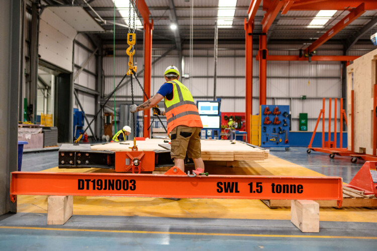 Ideal Modular Homes' factory is on Liverpool's Triumph Business Park