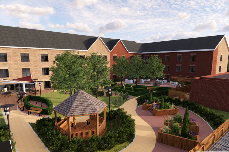 The care home has been designed by the council