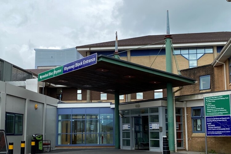 Interserve is doing some refurb work at the Prince Charles Hospital in Merthyr Tydfil