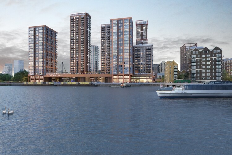 JTP Architects' designs for Orchard Wharf