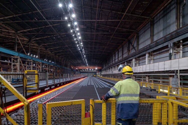 Production of Grebar reinforcing steel in Rotherham