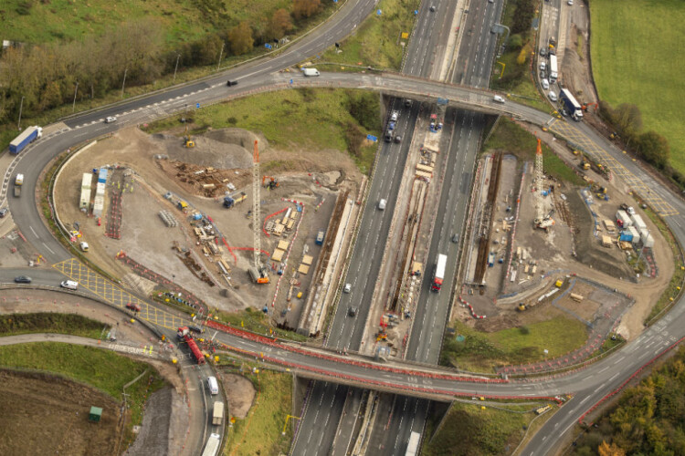 Improvement works at M6 junction 19