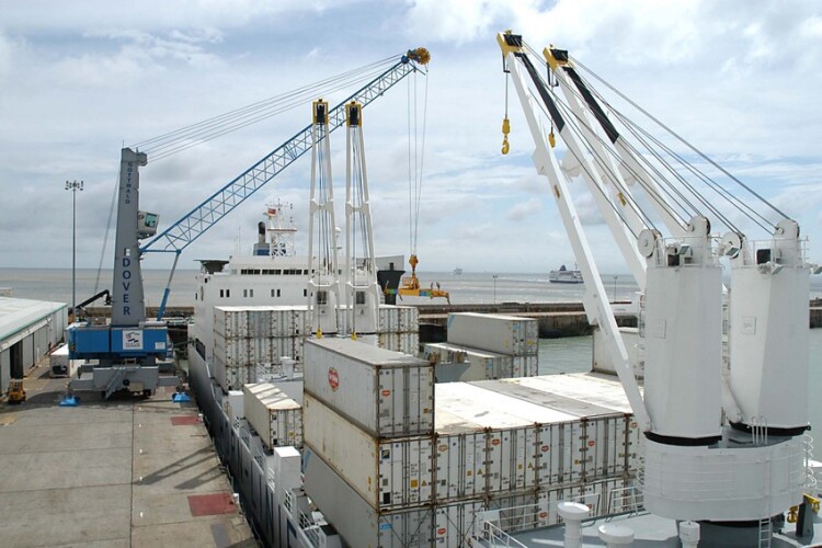 Cargo operations at the Port of Dover