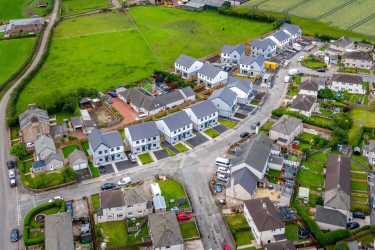 This image shows 26 semi-detached Ilke homes in Royal Drive, Egremont, Cumbria. The Drybrook scheme will be similar.