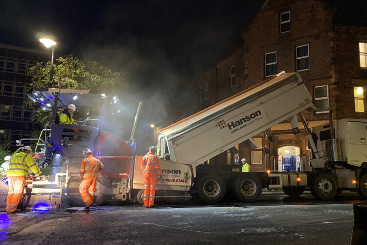 MacRebur's mix was laid in Carlisle in July as part of an ongoing Cumbria County Council project to develop the use of recycled plastic in roads