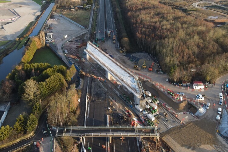 Freyssinet jacked the bridge a distance of 163 metres at four metres per hour