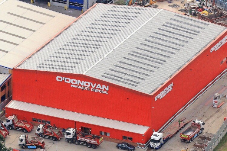 O’Donovan's £15m three-acre Alperton depot in west London