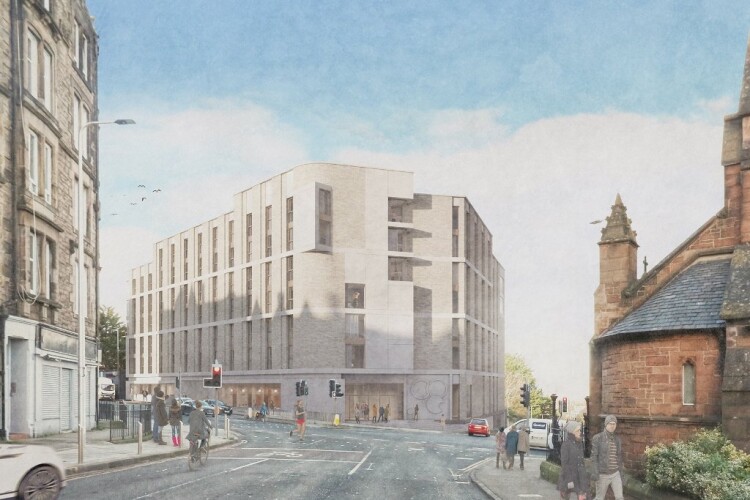 Artist's impression of the corner development