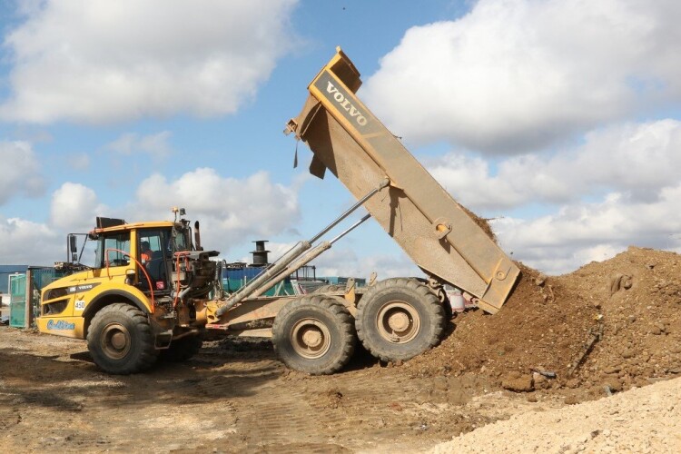 All vehicles on site are fuelled by HVO as part of the carbon reduction drive on the project