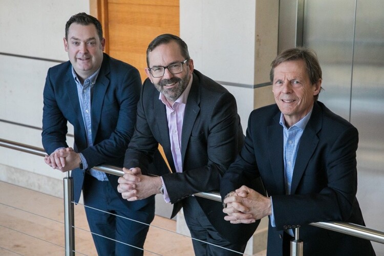 Paul Thornton, Guy Evans and Andrew Sanderson 