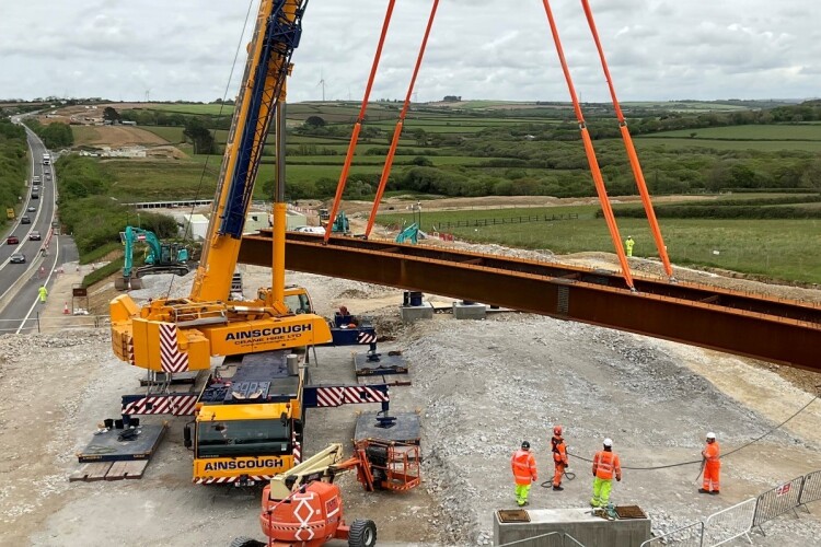 Ainscough on site at the A30