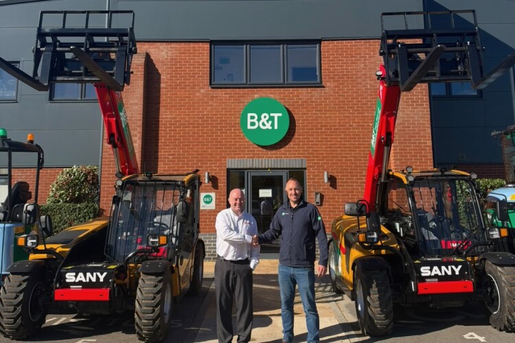 Matt Fox, B&T, and Steve Speed, Sany