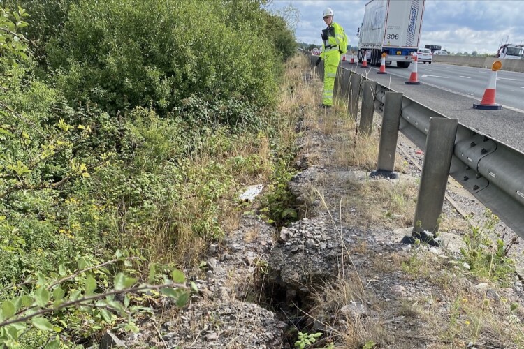 The damage was spotted during routine surveys