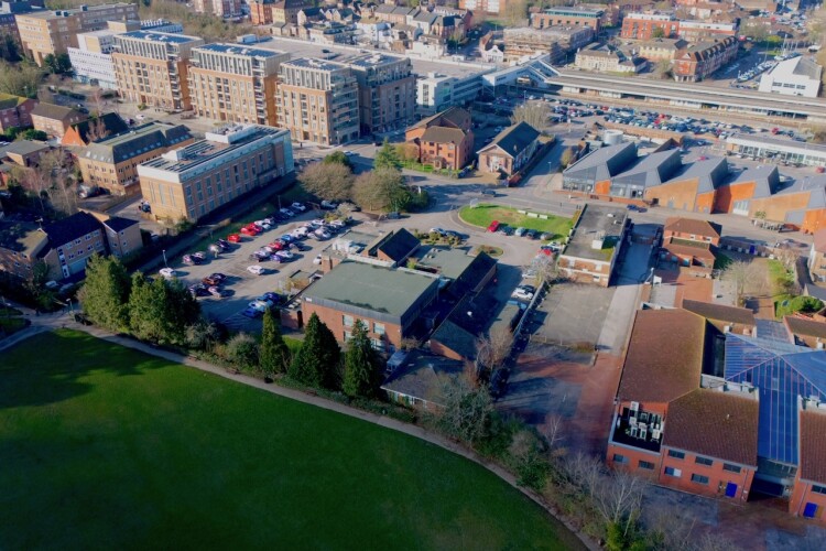 The closed Clair Hall