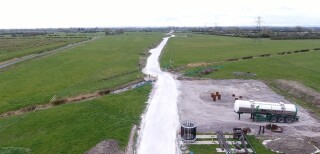 Sureground stabilising a haul road Sureground stabilising a haul road