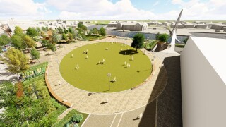 the oval lawn
