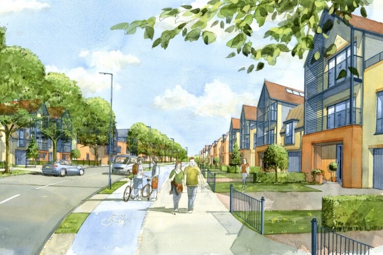 Artist's impression of Dunton Hills