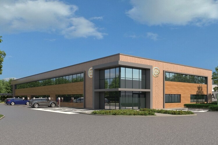 CGI of the planned development on Radius Park