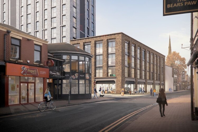 CGI of the planned development