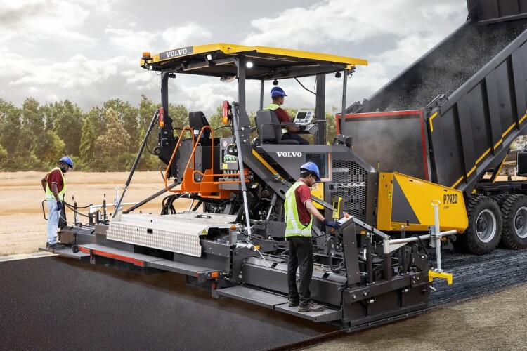 An ABG tracked paver