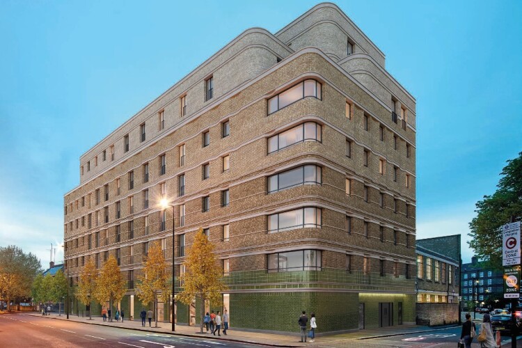 CGI of the planned International Students House building on Kennington Road