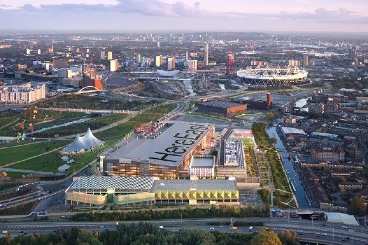 The Here East development, previously the Press & Broadcast Centres for the 2012 games