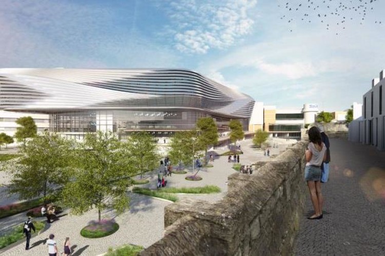 CGI of the WestQuay Watermark development 