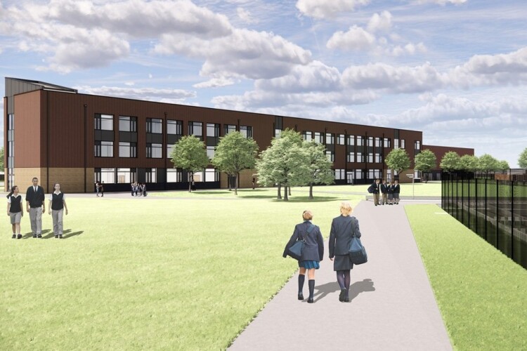 Kingsbrook School is being extended, just four years after opening