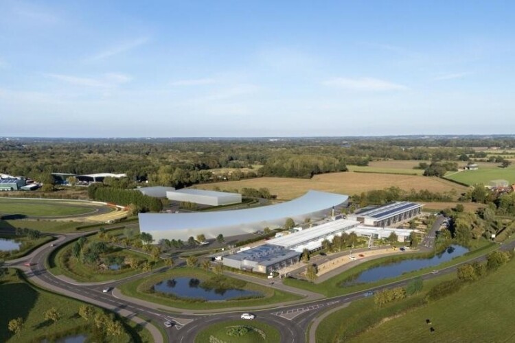 The new road will unlock 20 hectares of land for business use around the Lotus factory