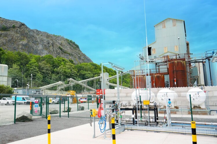 The Criggion hydrogen trial saved 25 tonnes of carbon dioxide.