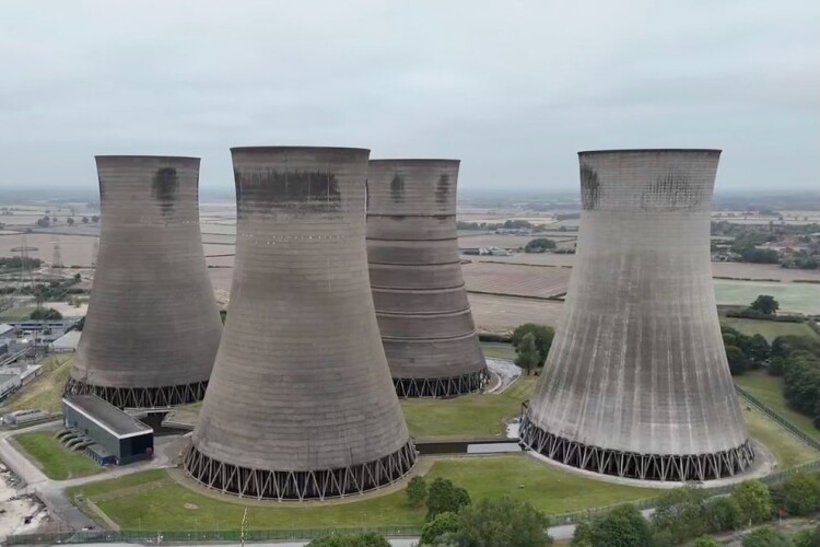 The West Burton site where the reactor will be built