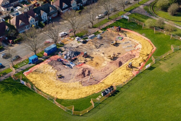 Clearance work is completed, enabling works can now begin