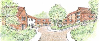 Artist's impression of the Caversham home