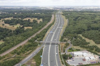 CGI of the planned A2 M2 junction in Kent