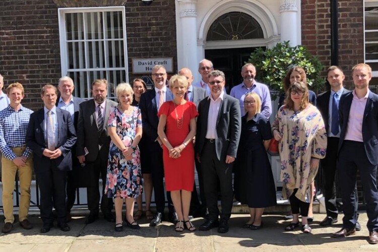 The Construction Licensing Task Force pictured at an earlier meeting